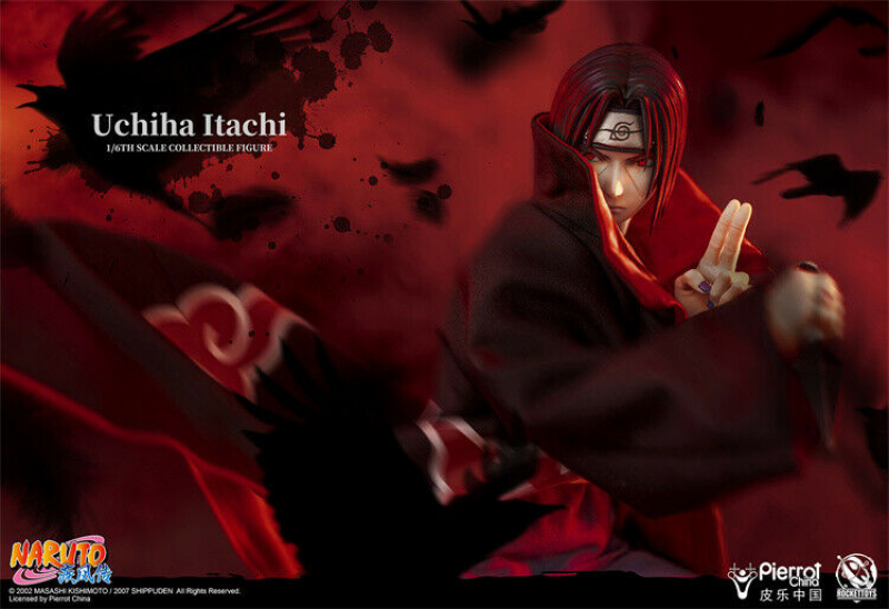 New Rocket Toys ROC-003 NaRUTO Uchiha Itachi 1/6 Action Figure In Stock w/Box