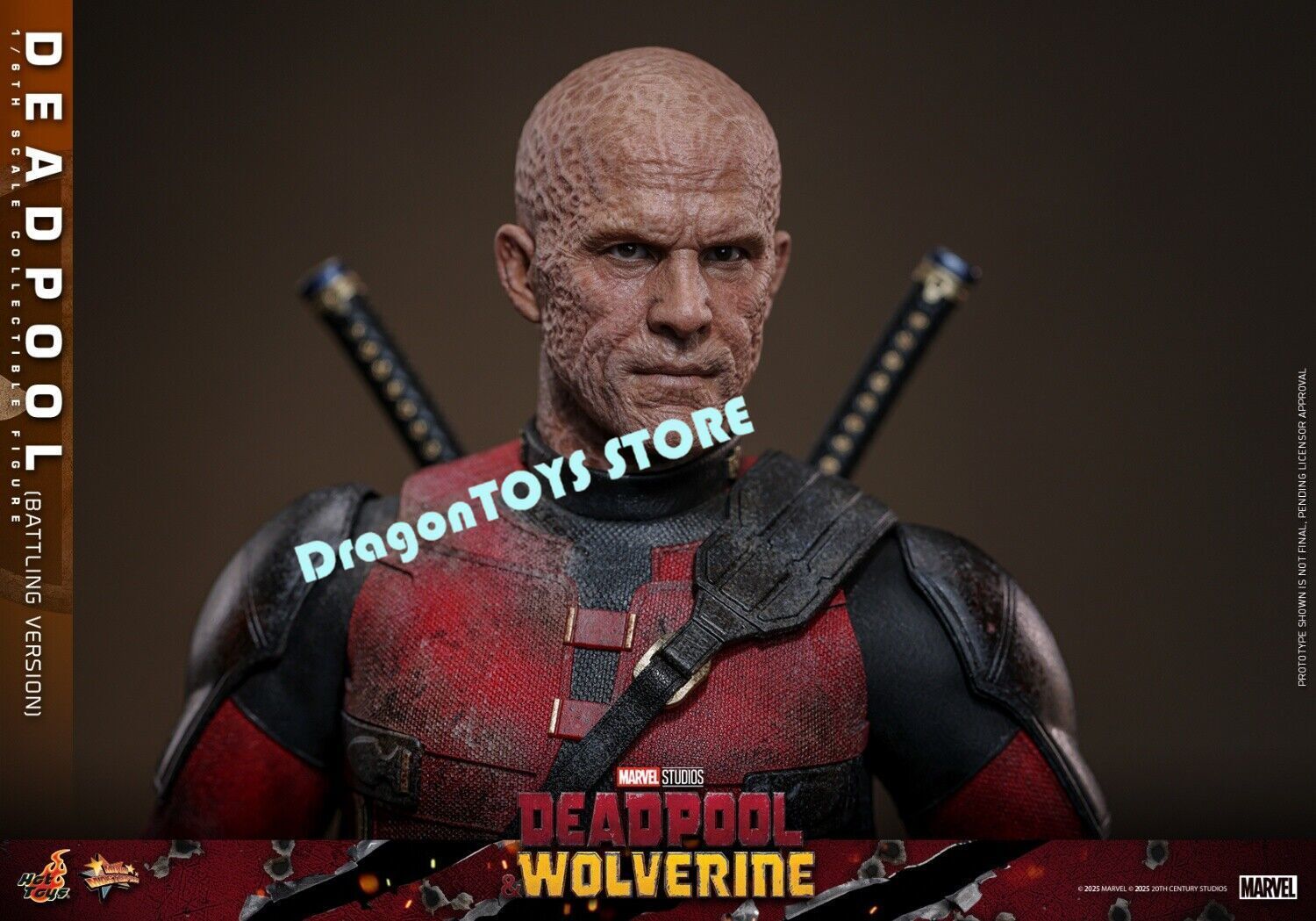 Ready! Hot Toys MMS782 Deadpool Battling Version 1/6 Action Figure Limited
