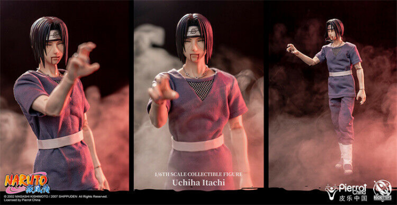 New Rocket Toys ROC-003 NaRUTO Uchiha Itachi 1/6 Action Figure In Stock w/Box