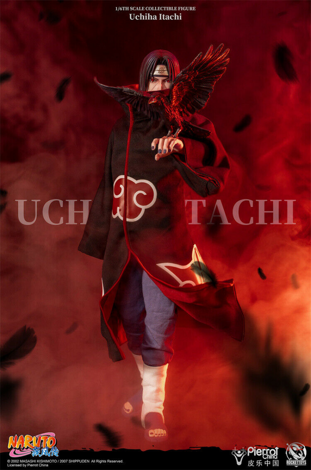 New Rocket Toys ROC-003 NaRUTO Uchiha Itachi 1/6 Action Figure In Stock w/Box