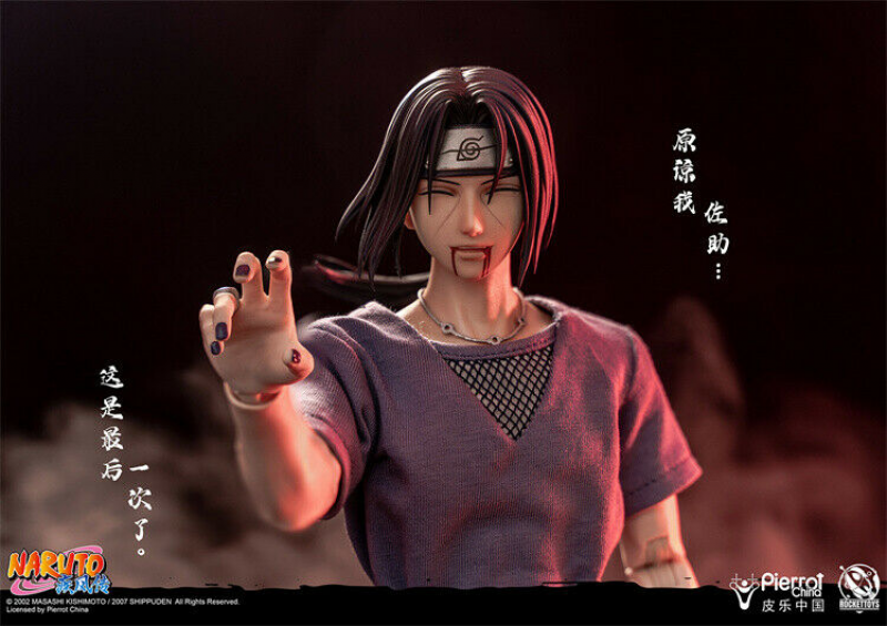 New Rocket Toys ROC-003 NaRUTO Uchiha Itachi 1/6 Action Figure In Stock w/Box