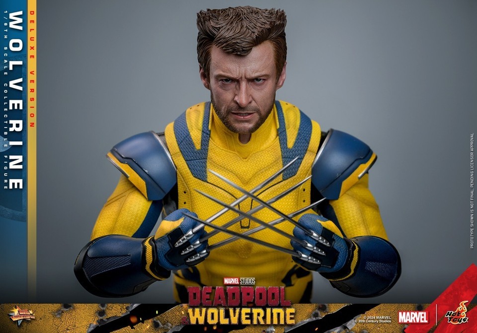 Ready! New Hot Toys MMS754 1/6 Deadpool & Wolverine Wolverine Figure Deluxe