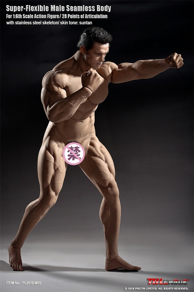 TBLeague PHICEN M35 1/6 Scale Male Seamless Super Muscular Figure Body Toy