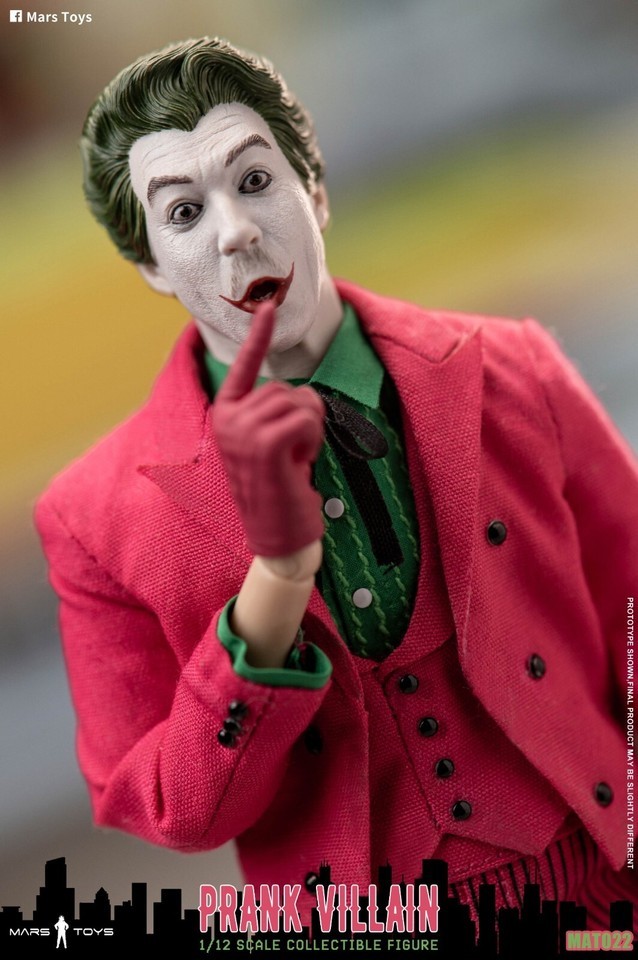 Ready! Mars Toys MAT022 1/12 Bat man Prank Villain Joker 6" Action Figure