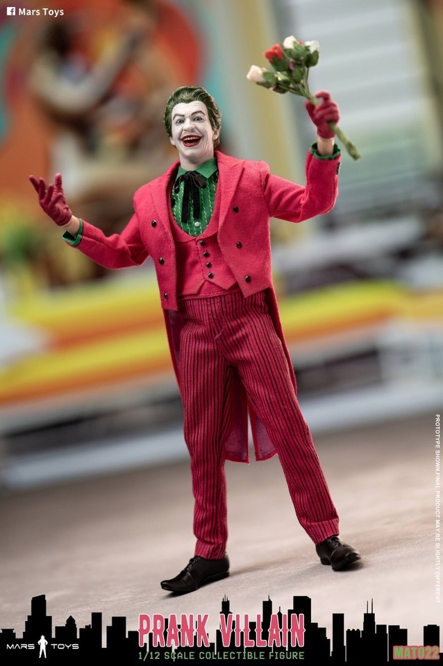 Ready! Mars Toys MAT022 1/12 Bat man Prank Villain Joker 6" Action Figure