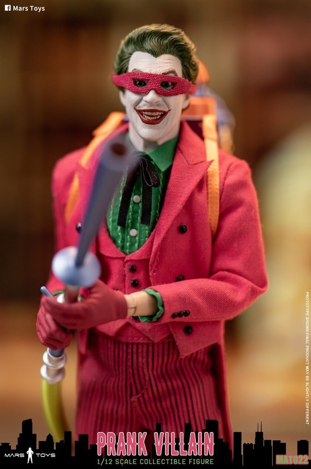 Ready! Mars Toys MAT022 1/12 Bat man Prank Villain Joker 6" Action Figure
