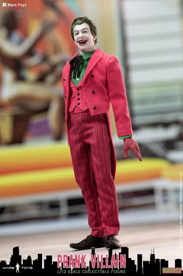 Ready! Mars Toys MAT022 1/12 Bat man Prank Villain Joker 6" Action Figure