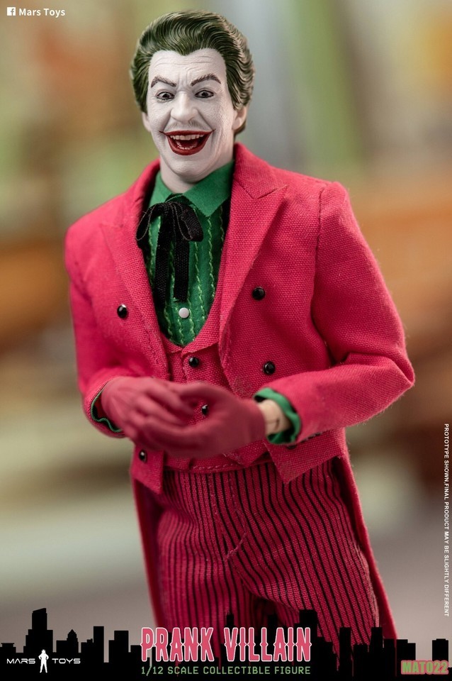 Ready! Mars Toys MAT022 1/12 Bat man Prank Villain Joker 6" Action Figure