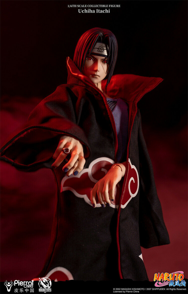 New Rocket Toys ROC-003 NaRUTO Uchiha Itachi 1/6 Action Figure In Stock w/Box