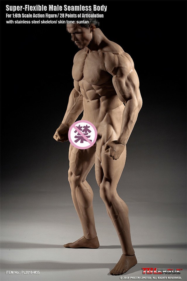 TBLeague PHICEN M35 1/6 Scale Male Seamless Super Muscular Figure Body Toy