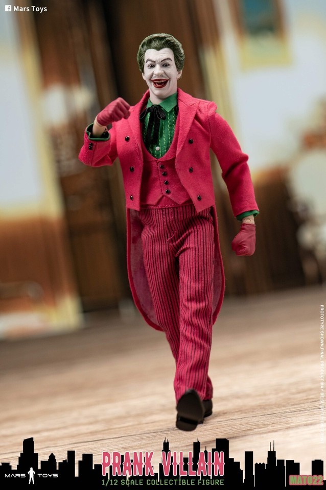 Ready! Mars Toys MAT022 1/12 Bat man Prank Villain Joker 6" Action Figure
