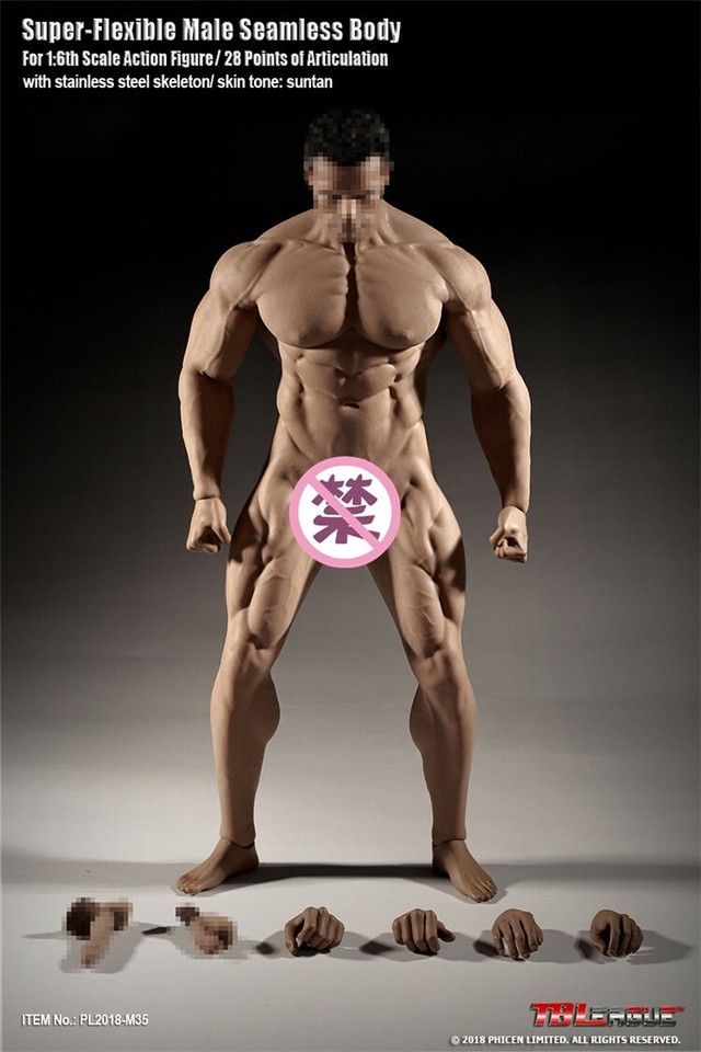 TBLeague PHICEN M35 1/6 Scale Male Seamless Super Muscular Figure Body Toy