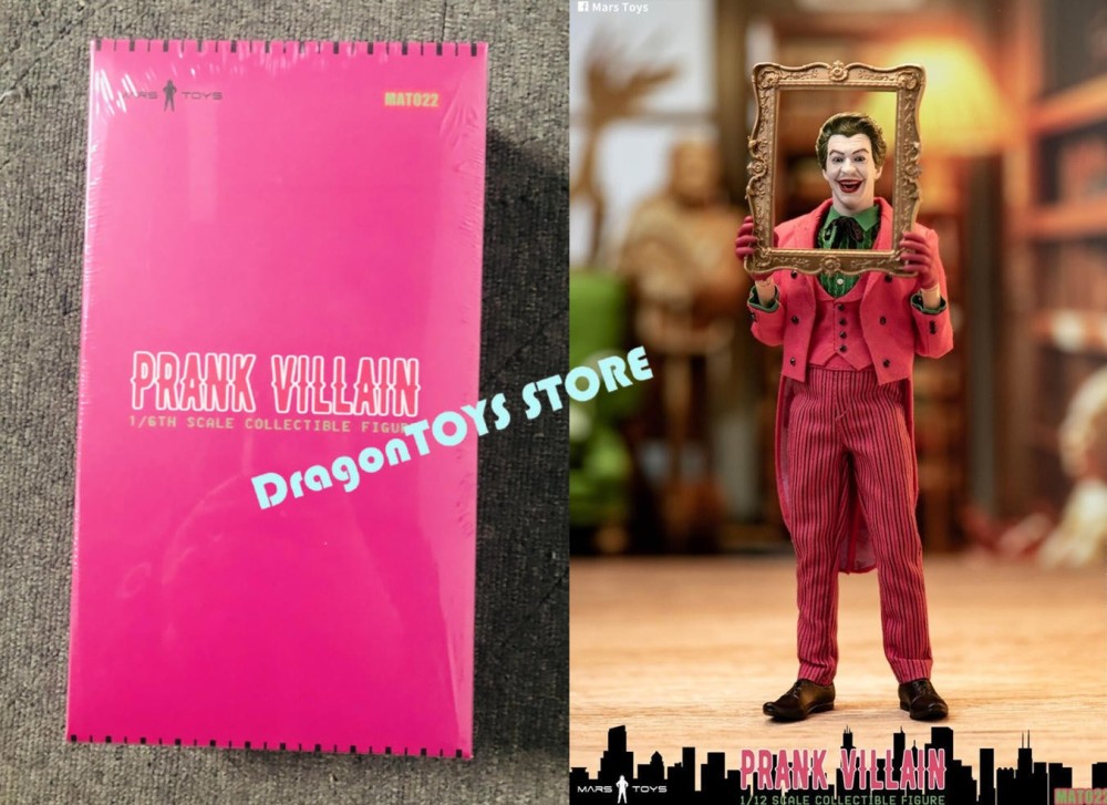 Ready! Mars Toys MAT022 1/12 Bat man Prank Villain Joker 6" Action Figure