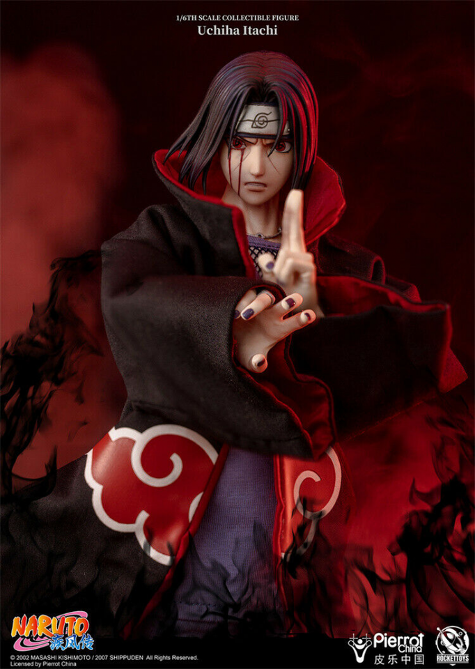 New Rocket Toys ROC-003 NaRUTO Uchiha Itachi 1/6 Action Figure In Stock w/Box