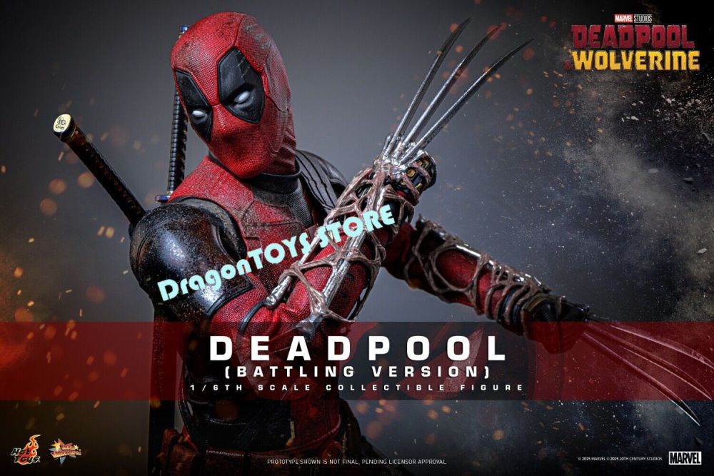 Ready! Hot Toys MMS782 Deadpool Battling Version 1/6 Action Figure Limited