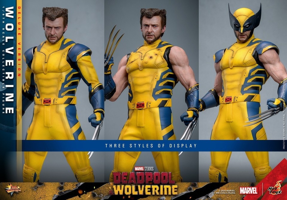 Ready! New Hot Toys MMS754 1/6 Deadpool & Wolverine Wolverine Figure Deluxe