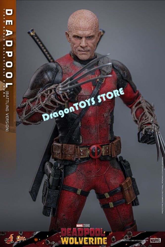 Ready! Hot Toys MMS782 Deadpool Battling Version 1/6 Action Figure Limited