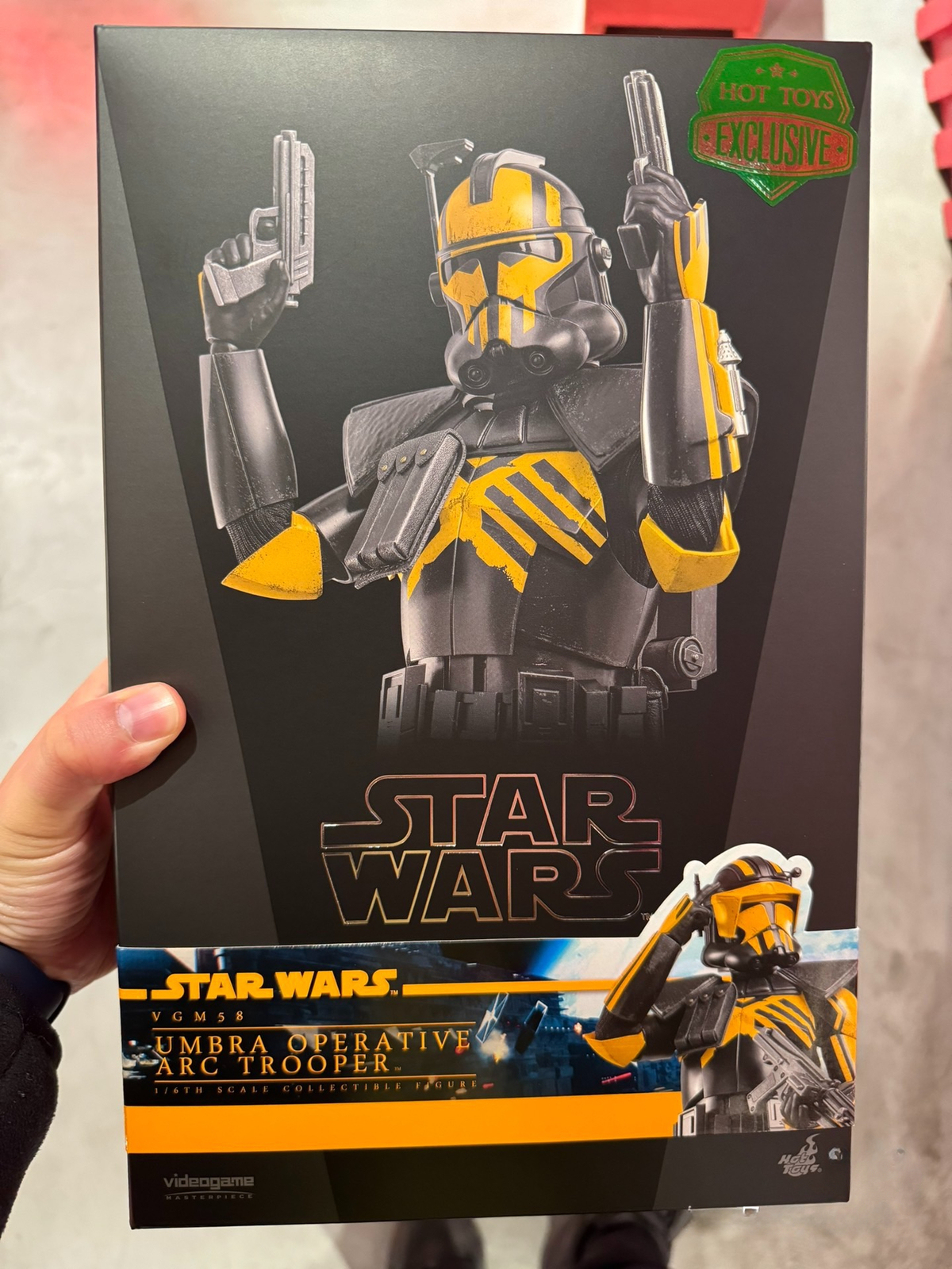Ready! Hot Toys Star Wars VGM58 Umbra Operative Arc Trooper 1:6 FIGURE