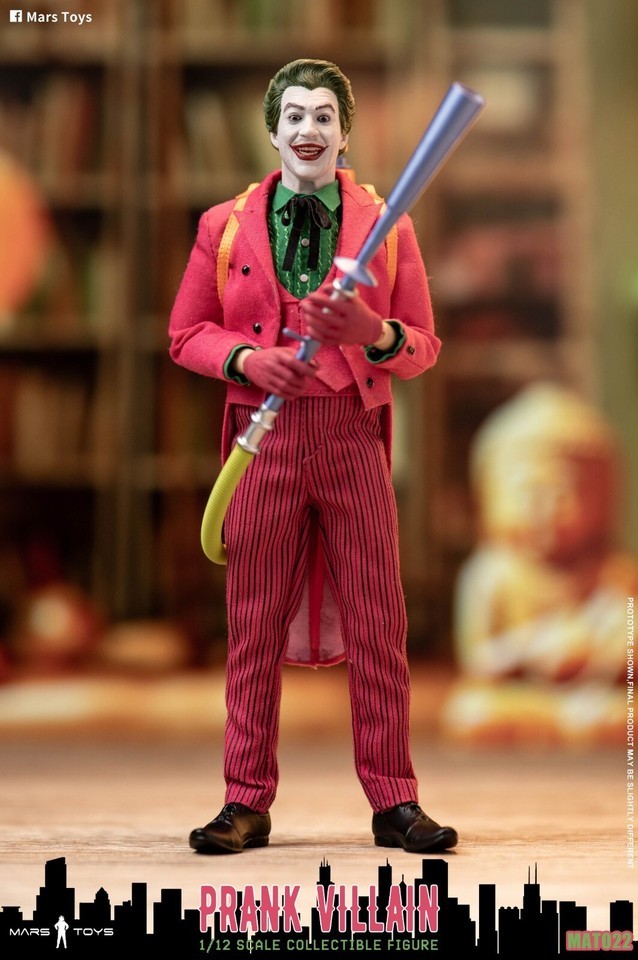 Ready! Mars Toys MAT022 1/12 Bat man Prank Villain Joker 6" Action Figure