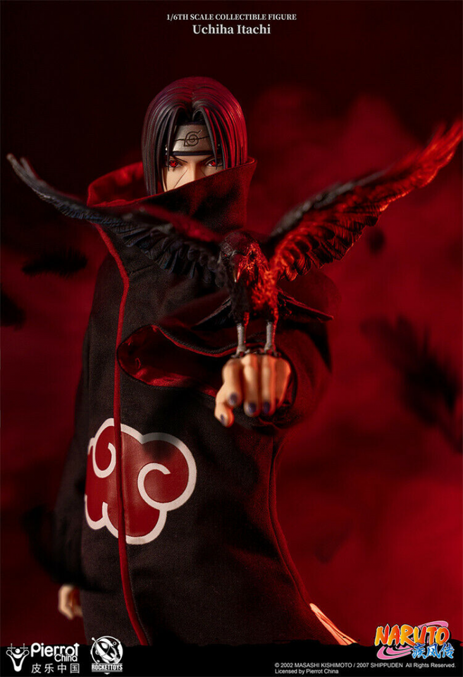 New Rocket Toys ROC-003 NaRUTO Uchiha Itachi 1/6 Action Figure In Stock w/Box