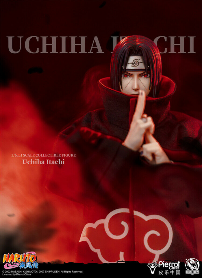 New Rocket Toys ROC-003 NaRUTO Uchiha Itachi 1/6 Action Figure In Stock w/Box