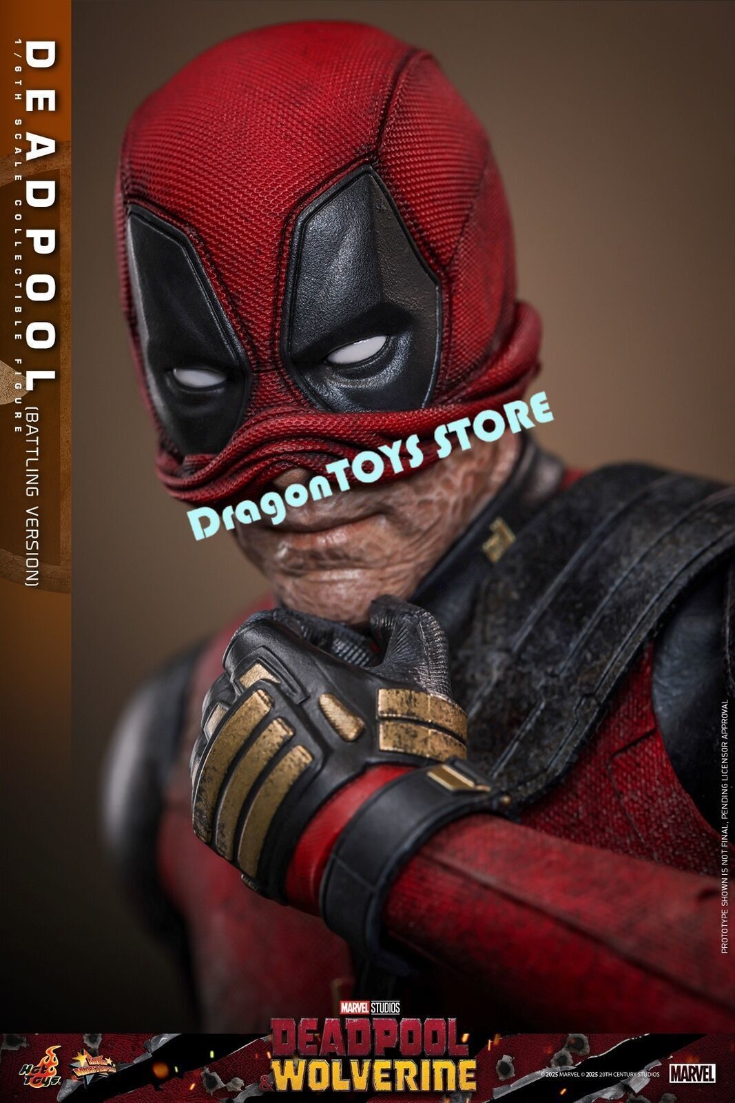 Ready! Hot Toys MMS782 Deadpool Battling Version 1/6 Action Figure Limited