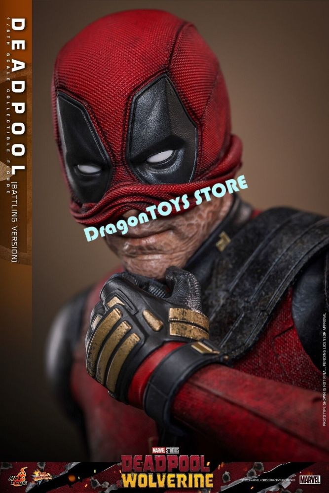 Ready! Hot Toys MMS782 Deadpool Battling Version 1/6 Action Figure Limited