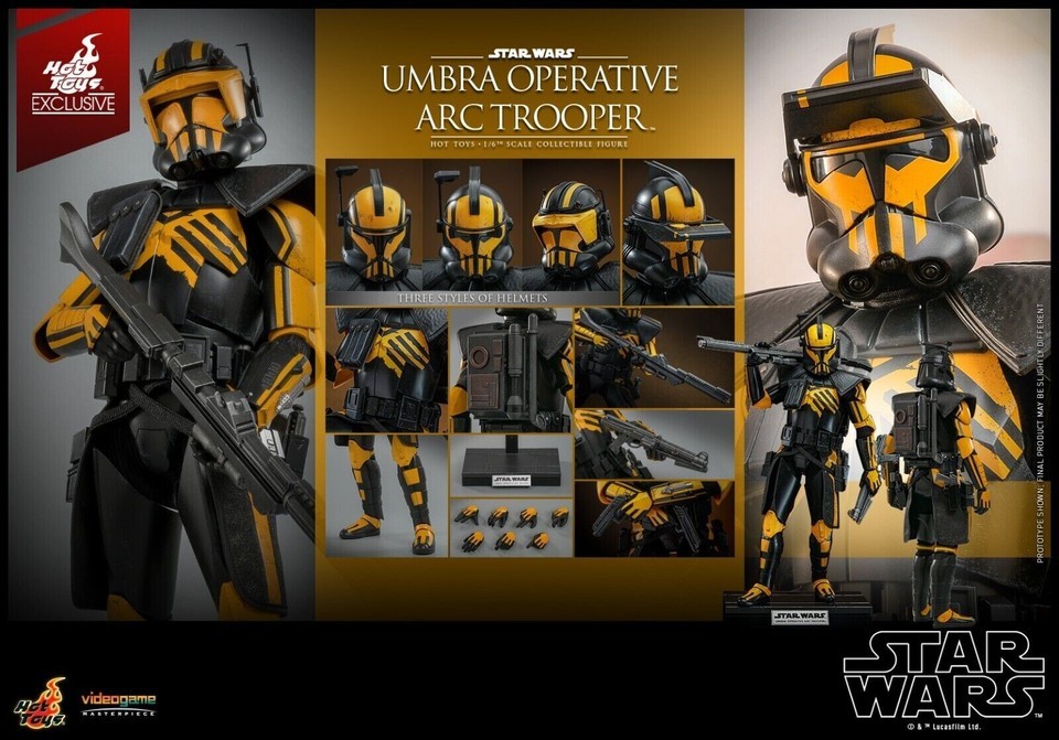 Ready! Hot Toys Star Wars VGM58 Umbra Operative Arc Trooper 1:6 FIGURE