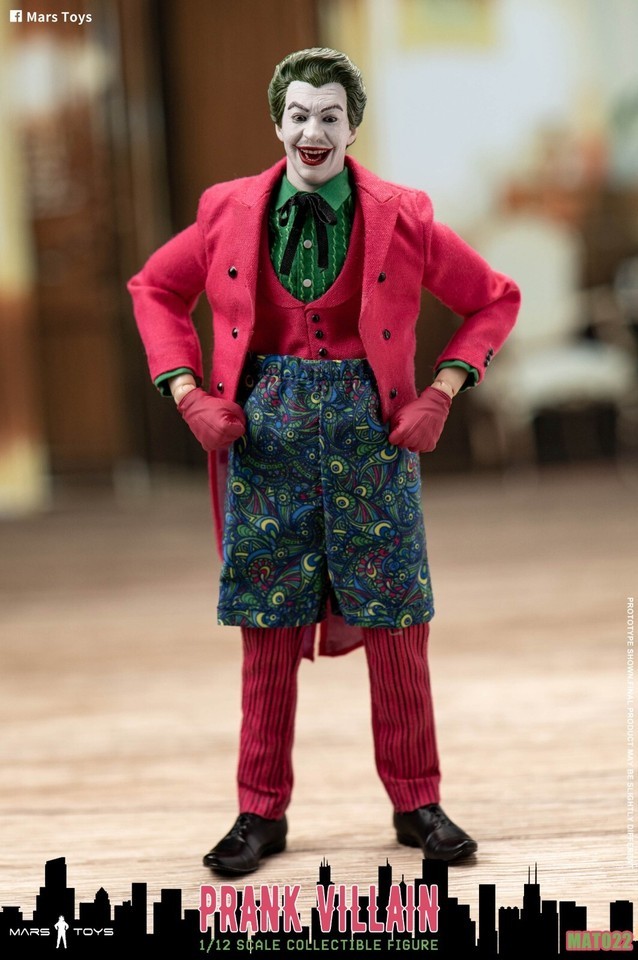 Ready! Mars Toys MAT022 1/12 Bat man Prank Villain Joker 6" Action Figure