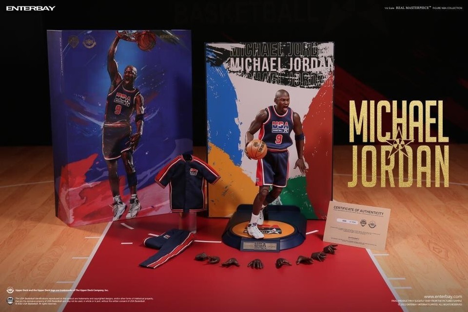 New Enterbay Michael Jordan (Barcelona 1992) 1/6 Scale Limited Edition Figure
