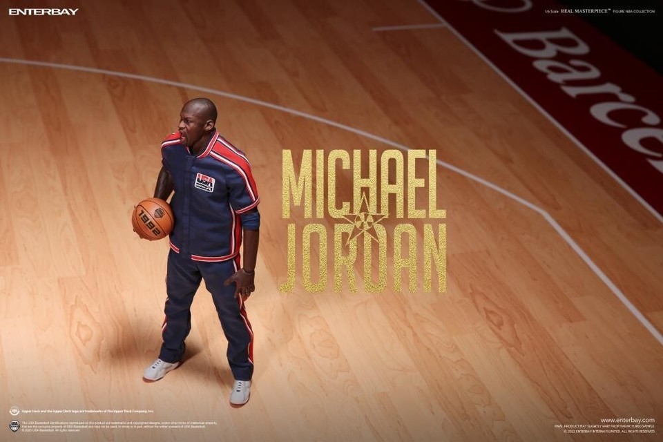 New Enterbay Michael Jordan (Barcelona 1992) 1/6 Scale Limited Edition Figure