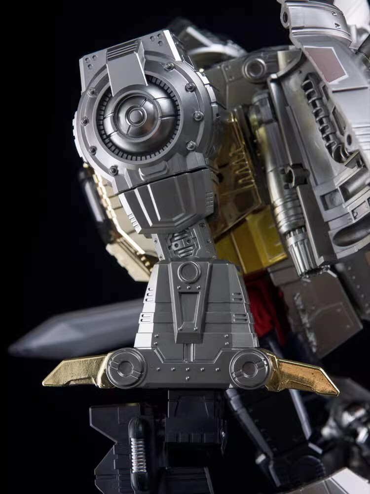 New 4th Party MP-08 MP08 King Grimlock Prime Oversized Stainless Steel Color Ver