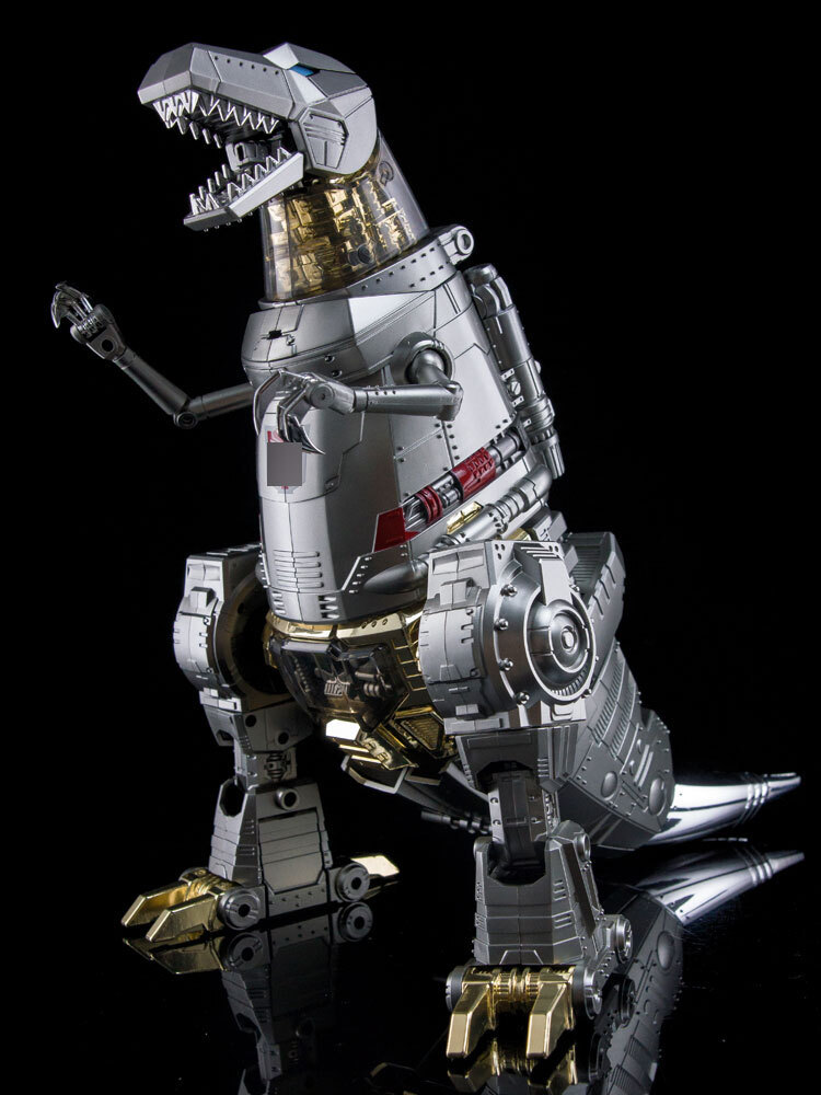 New 4th Party MP-08 MP08 King Grimlock Prime Oversized Stainless Steel Color Ver