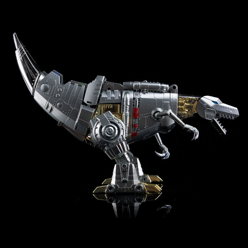 New 4th Party MP-08 MP08 King Grimlock Prime Oversized Stainless Steel Color Ver