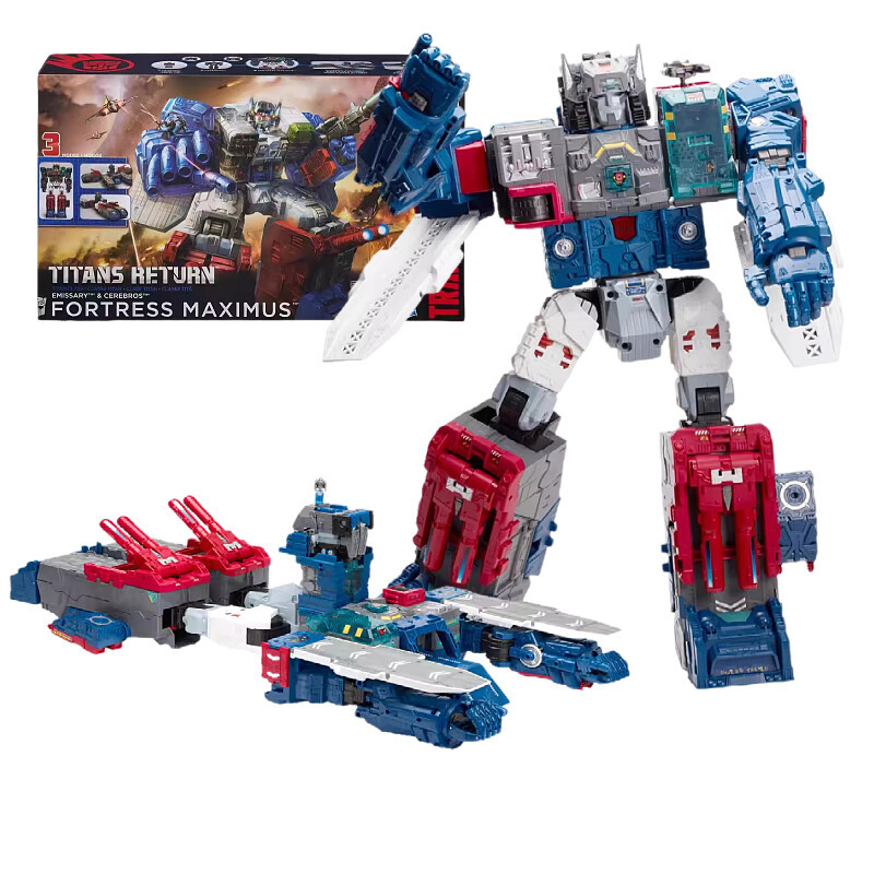 New Hasbro Transformers Titans Return Titan Class Fortress Maximus Action Figure