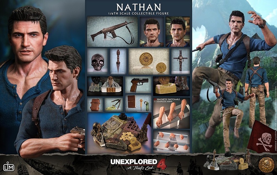 In Stock LIMTOYS LIM012 1/6 NathanDrake Collectible Action Figure