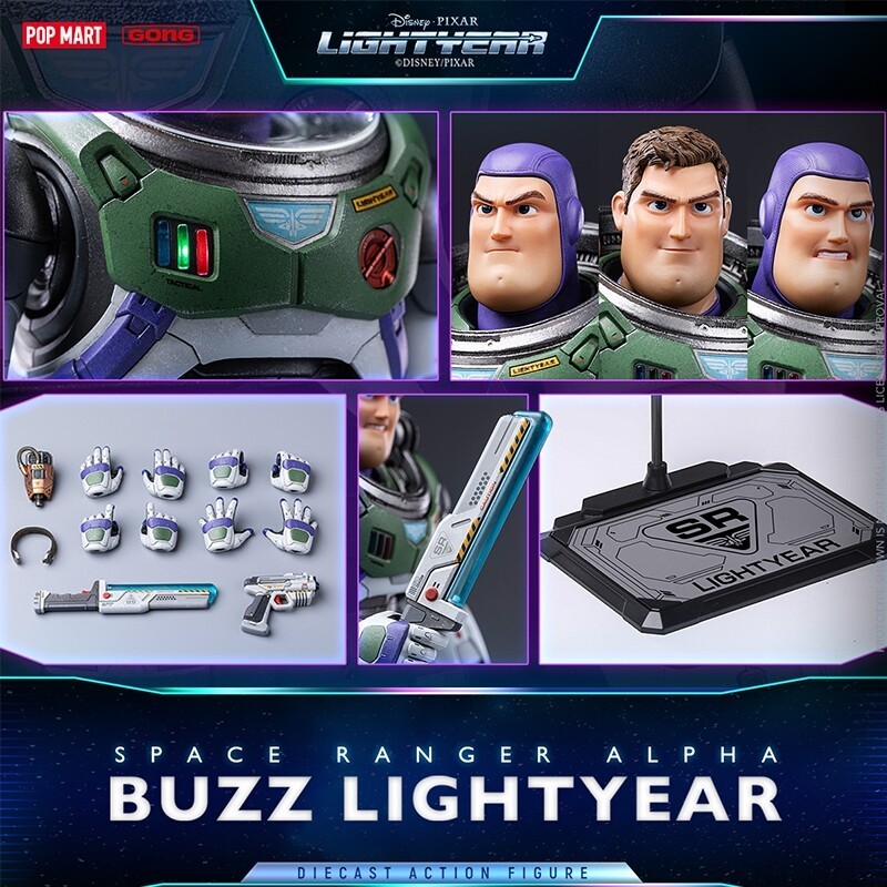 Ready！Perfect POP MART Buzz Lightyear Action Figure Toys Model In Stock