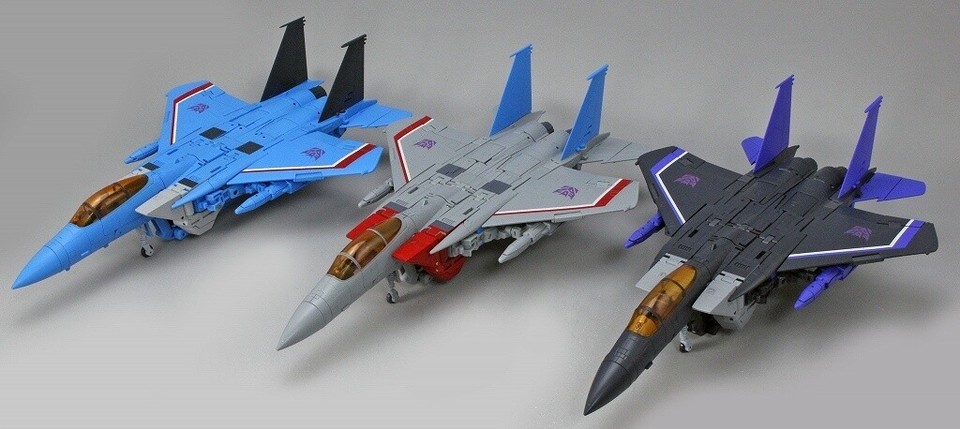 Takara  Transformers MP52 Starscream MP52+ Thundercracker MP52+SW Skywarp Figure