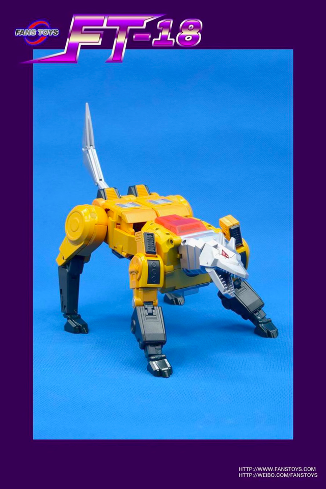 Ready! New FansToys FT-18 Lupus Weirdwolf Action Figure Reissue Transforms Toy