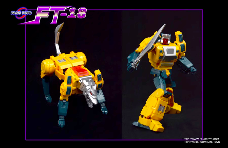 Ready! New FansToys FT-18 Lupus Weirdwolf Action Figure Reissue Transforms Toy