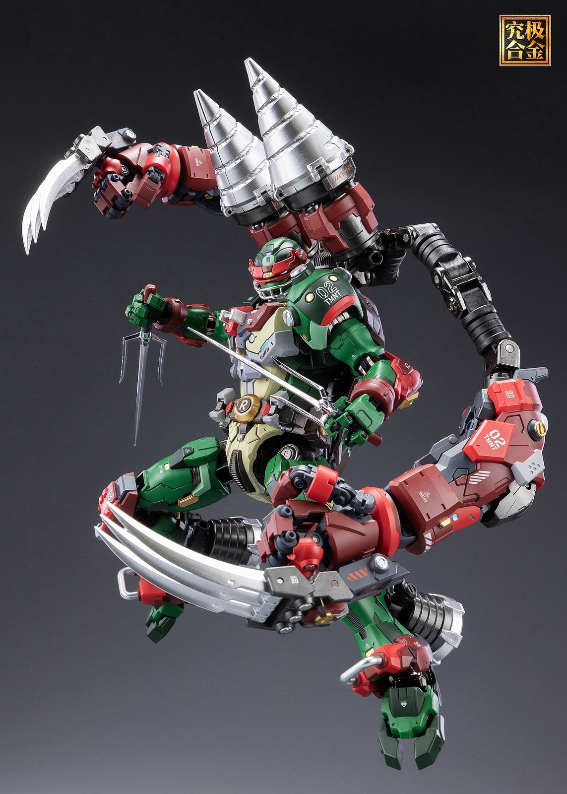 Ready! New HeatBoys HB0013 Robot Mecha Raphael Metal Build Action Figure Model