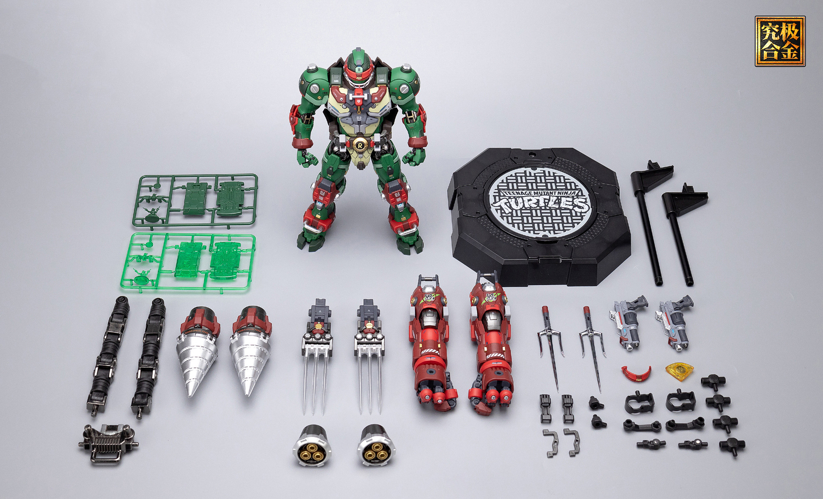 Ready! New HeatBoys HB0013 Robot Mecha Raphael Metal Build Action Figure Model