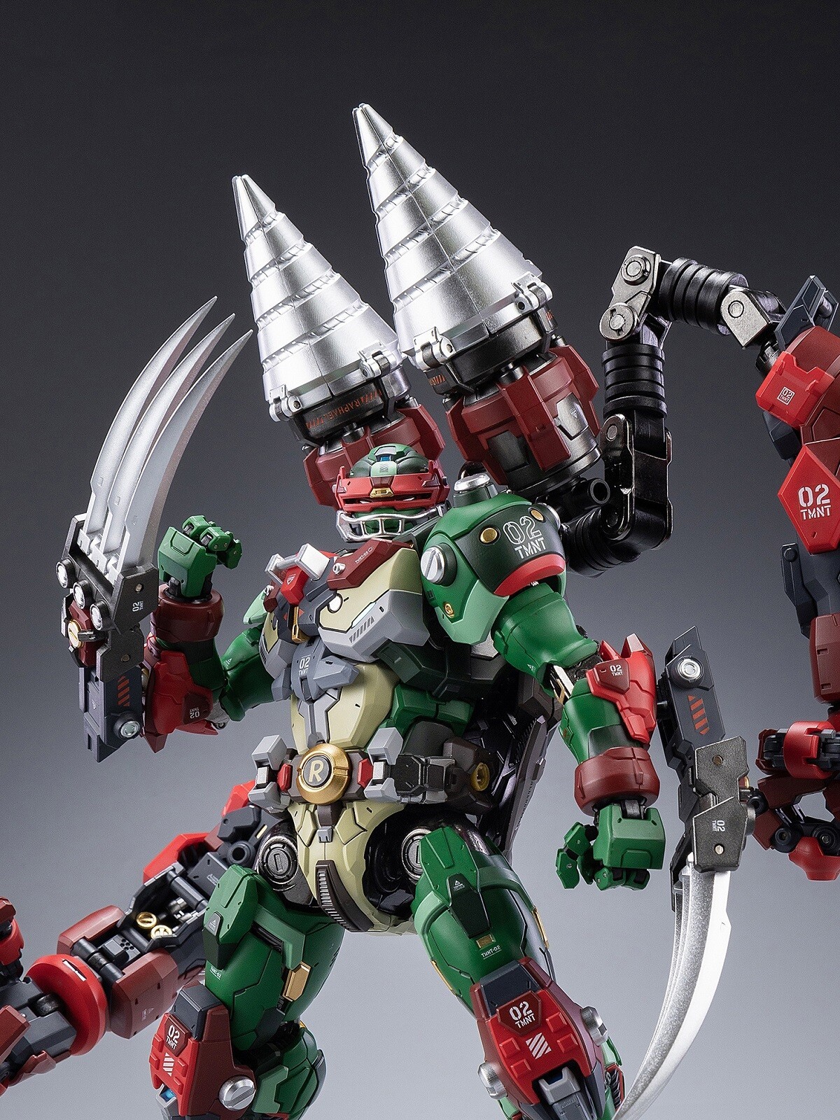 Ready! New HeatBoys HB0013 Robot Mecha Raphael Metal Build Action Figure Model