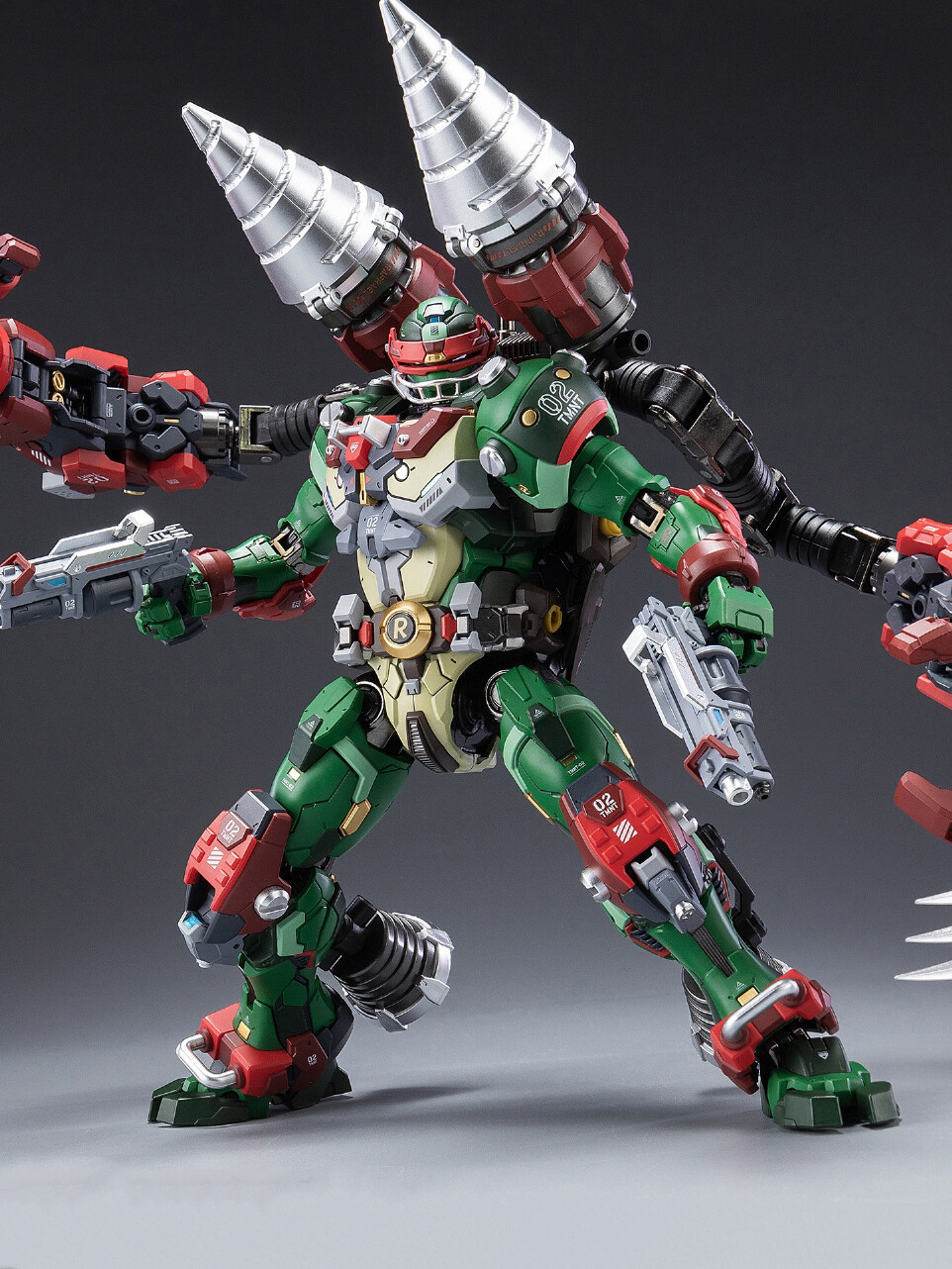 Ready! New HeatBoys HB0013 Robot Mecha Raphael Metal Build Action Figure Model