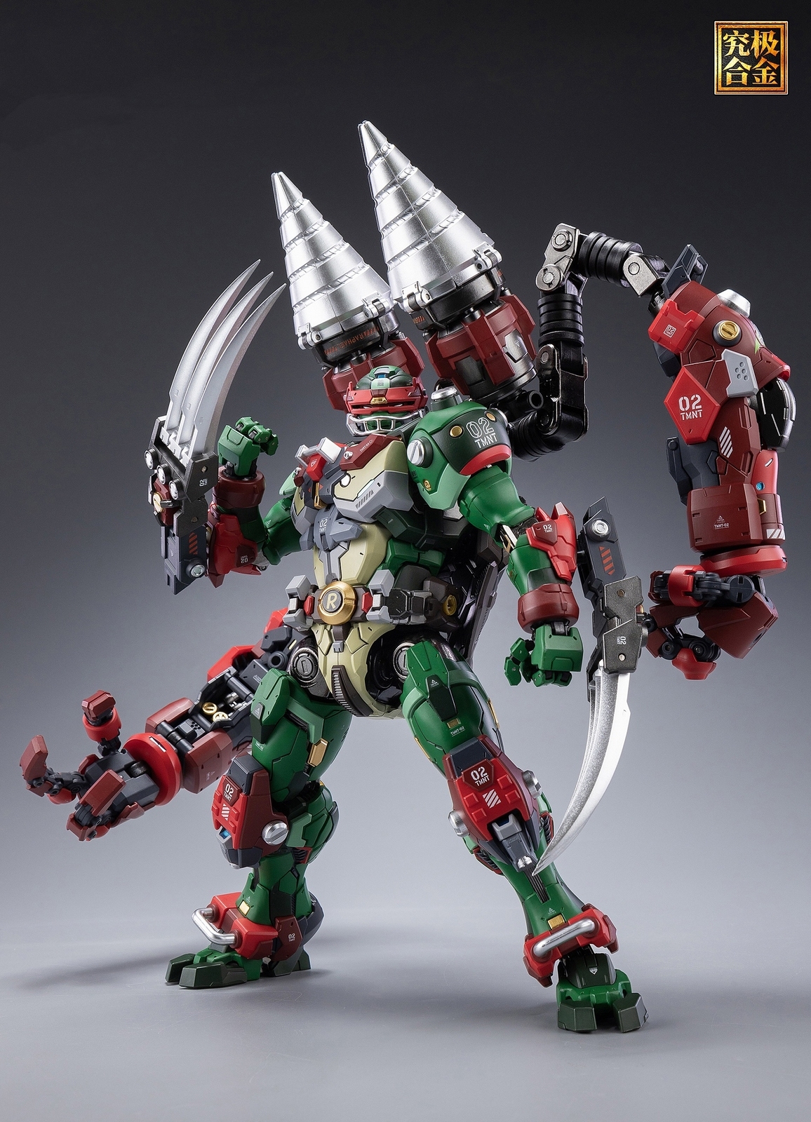 Ready! New HeatBoys HB0013 Robot Mecha Raphael Metal Build Action Figure Model