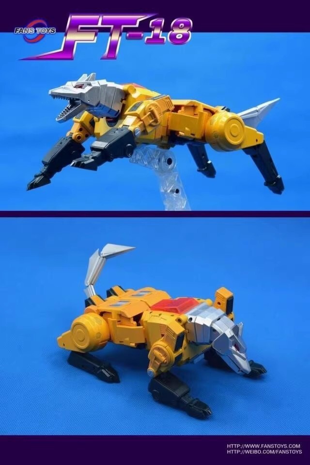 Ready! New FansToys FT-18 Lupus Weirdwolf Action Figure Reissue Transforms Toy