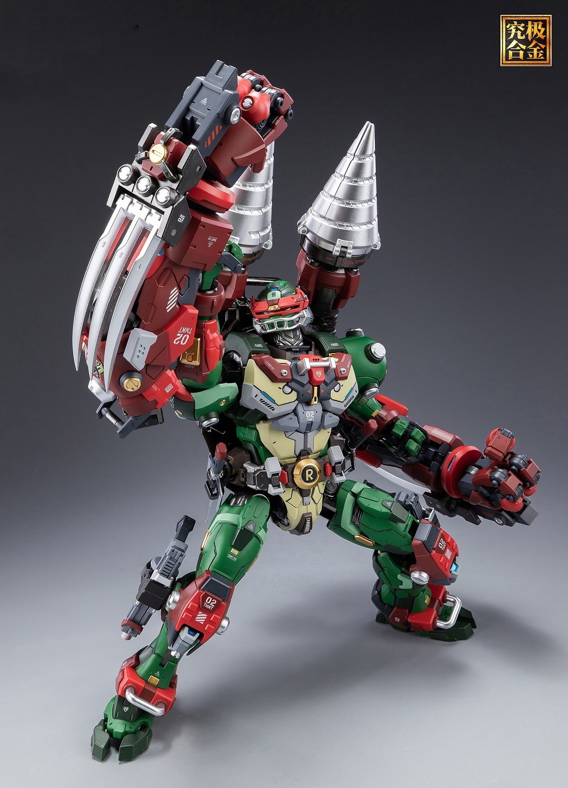 Ready! New HeatBoys HB0013 Robot Mecha Raphael Metal Build Action Figure Model