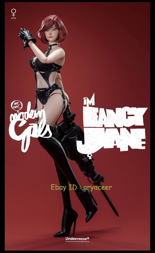 Ready! New UV Underverse Modern Gals Series Fancy Jane 1/6 Action Figure