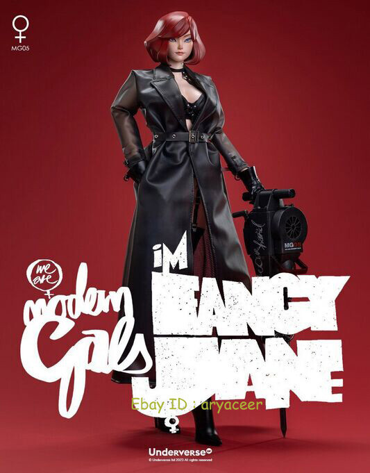 Ready! New UV Underverse Modern Gals Series Fancy Jane 1/6 Action Figure
