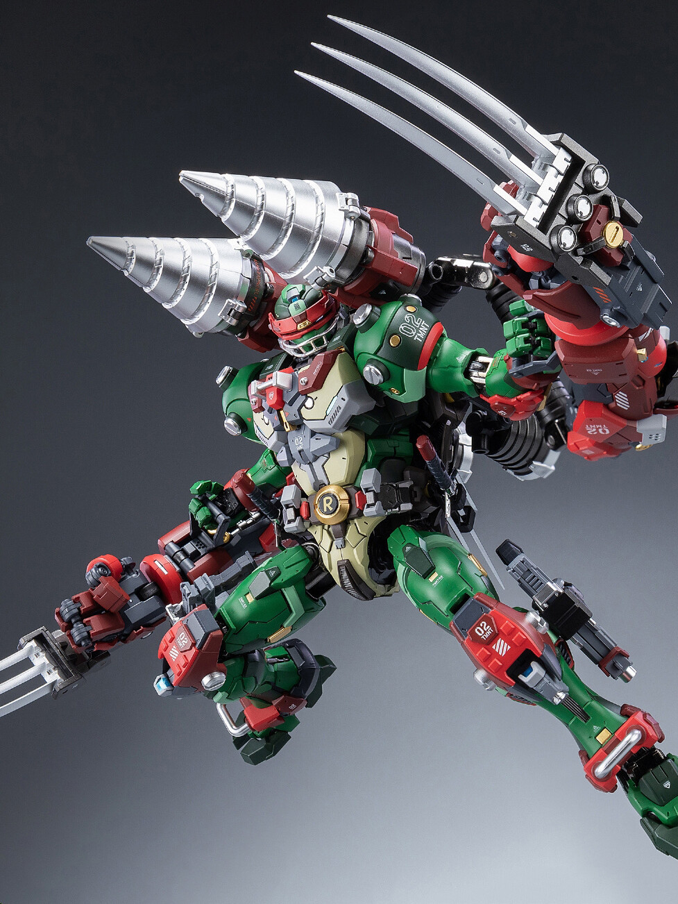Ready! New HeatBoys HB0013 Robot Mecha Raphael Metal Build Action Figure Model
